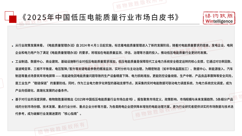 2025年中国低压电能质量市场白皮书（精简版） 第3页