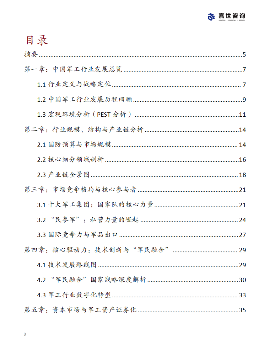 2025中国军工行业现状报告 第3页