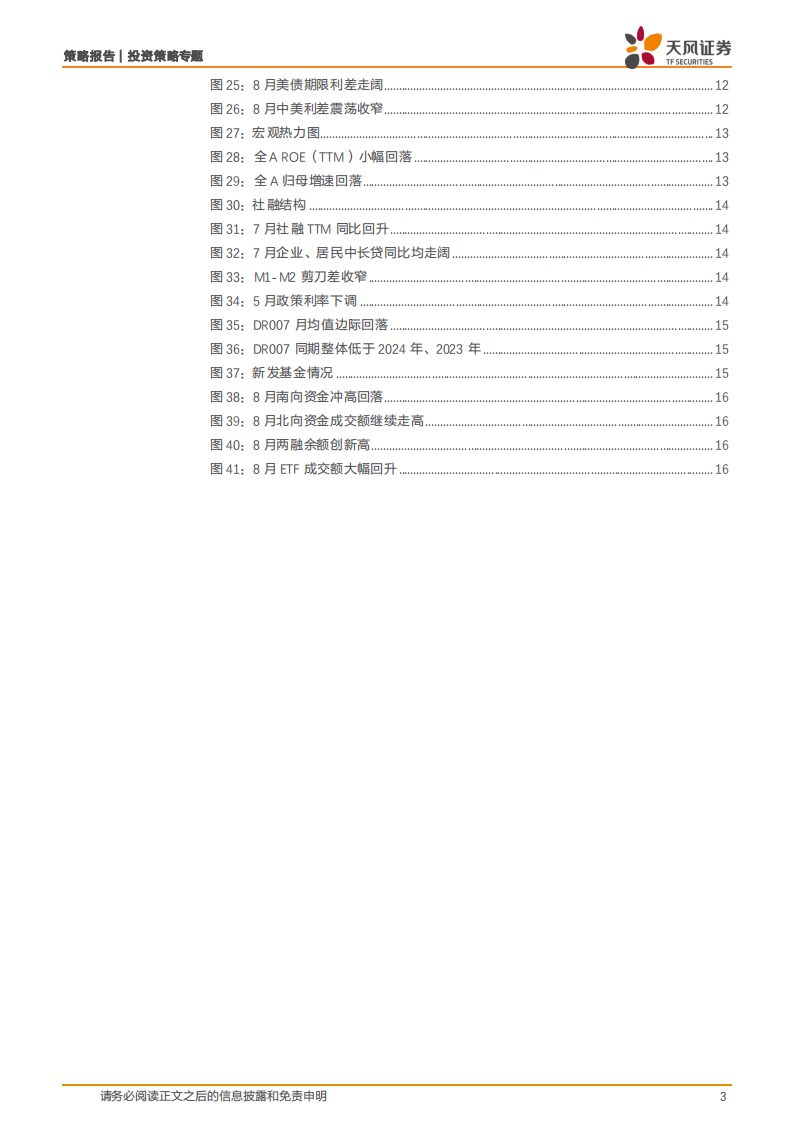 大类资产复盘笔记（202508）：货币更松，债熊股牛-天风证券 第3页
