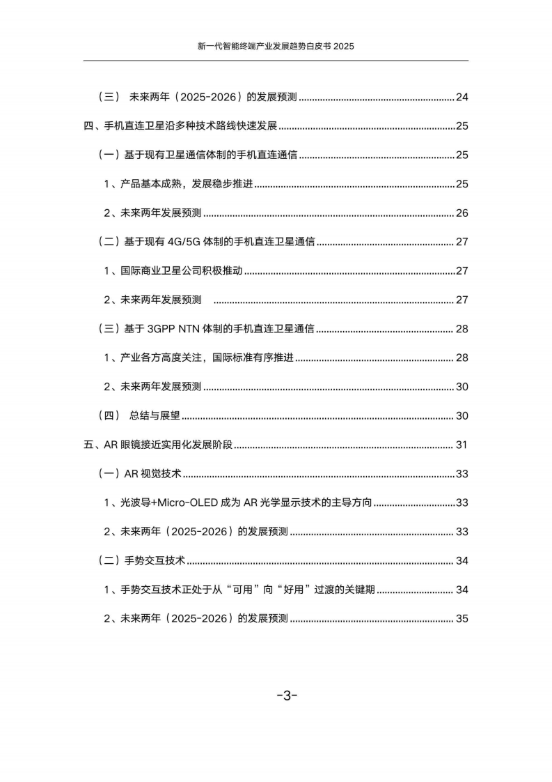 新一代智能终端产业发展趋势白皮书（2025） 第3页