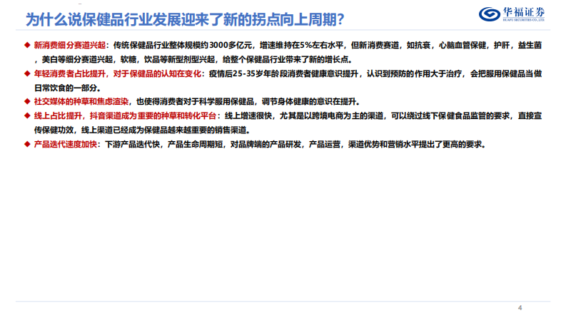 保健品行业专题报告：解构：迈入科学消费新阶段的保健品行业投资框架-华福证券 第4页