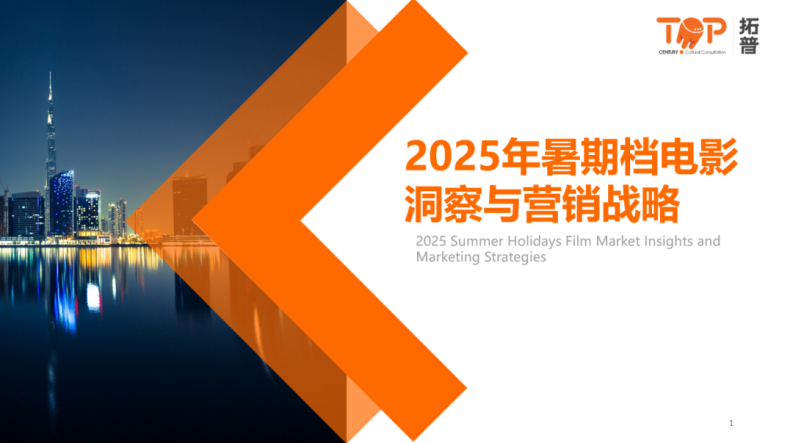 2025年暑期档电影洞察与营销战略 第1页