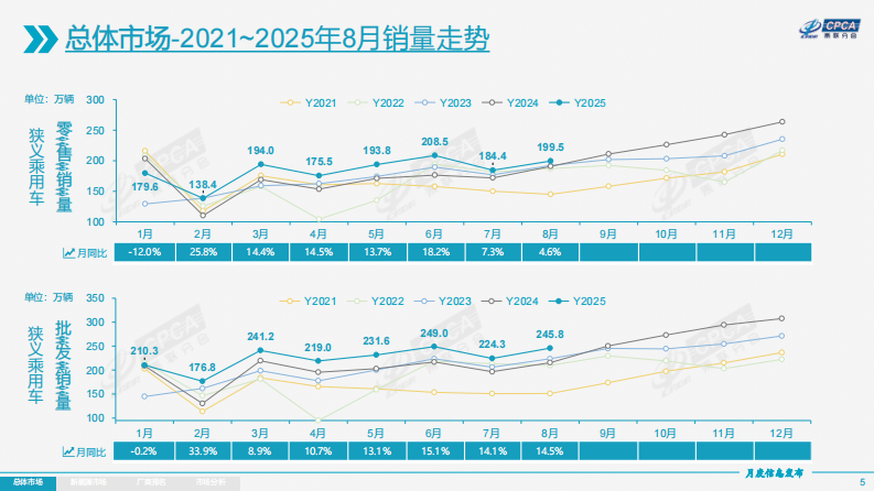 2025年8月份全国乘用车市场分析报告 第5页