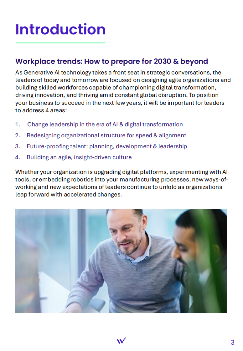 2030未来工作：人才、人工智能与变革领导力的执行策略（英文） 第3页