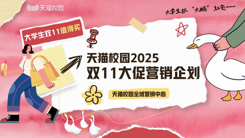 天猫校园2025双11大促企划 第1页
