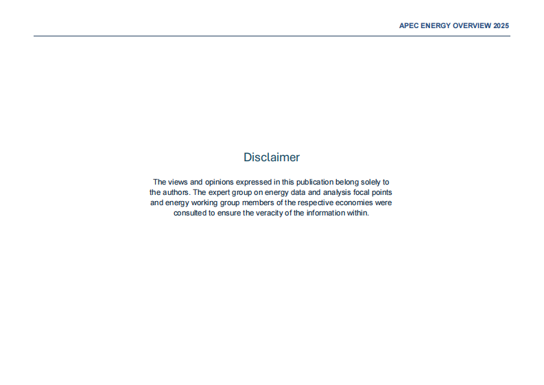 2025年亚太经合组织能源展望报告（英文） 第2页