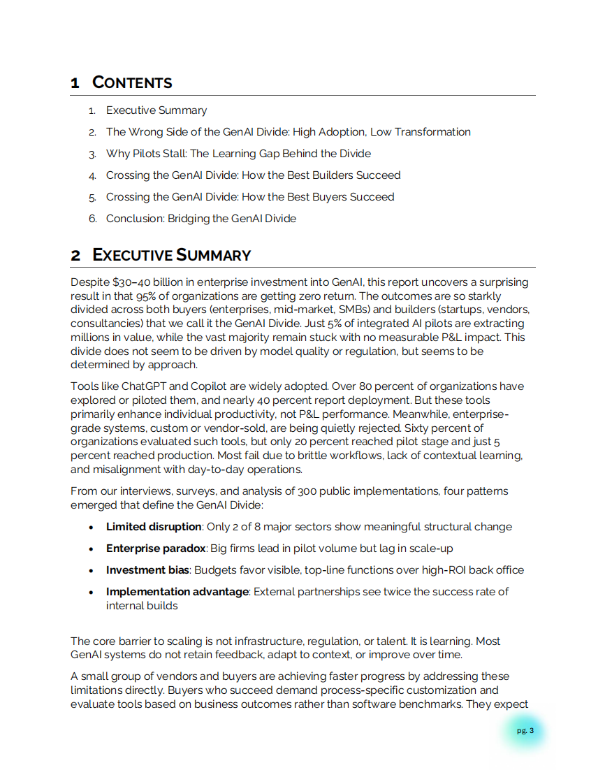 生成式AI鸿沟：2025年商业人工智能现状报告（英文） 第3页