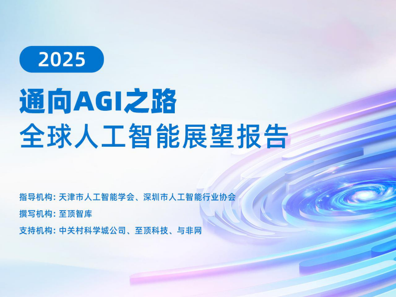 通向AGI之路：2025全球人工智能展望报告 第1页