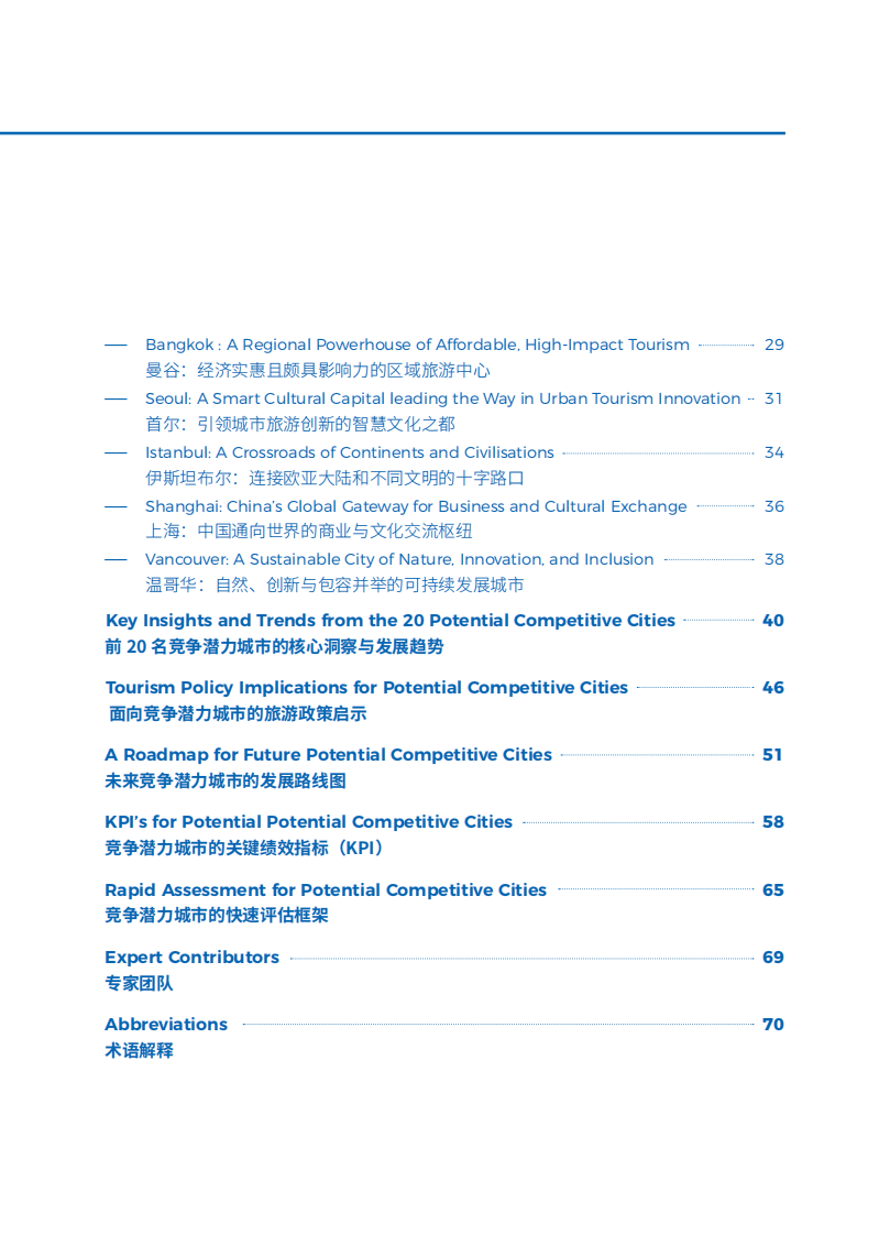世界旅游目的地竞争潜力指数报告（2025）（中英） 第4页