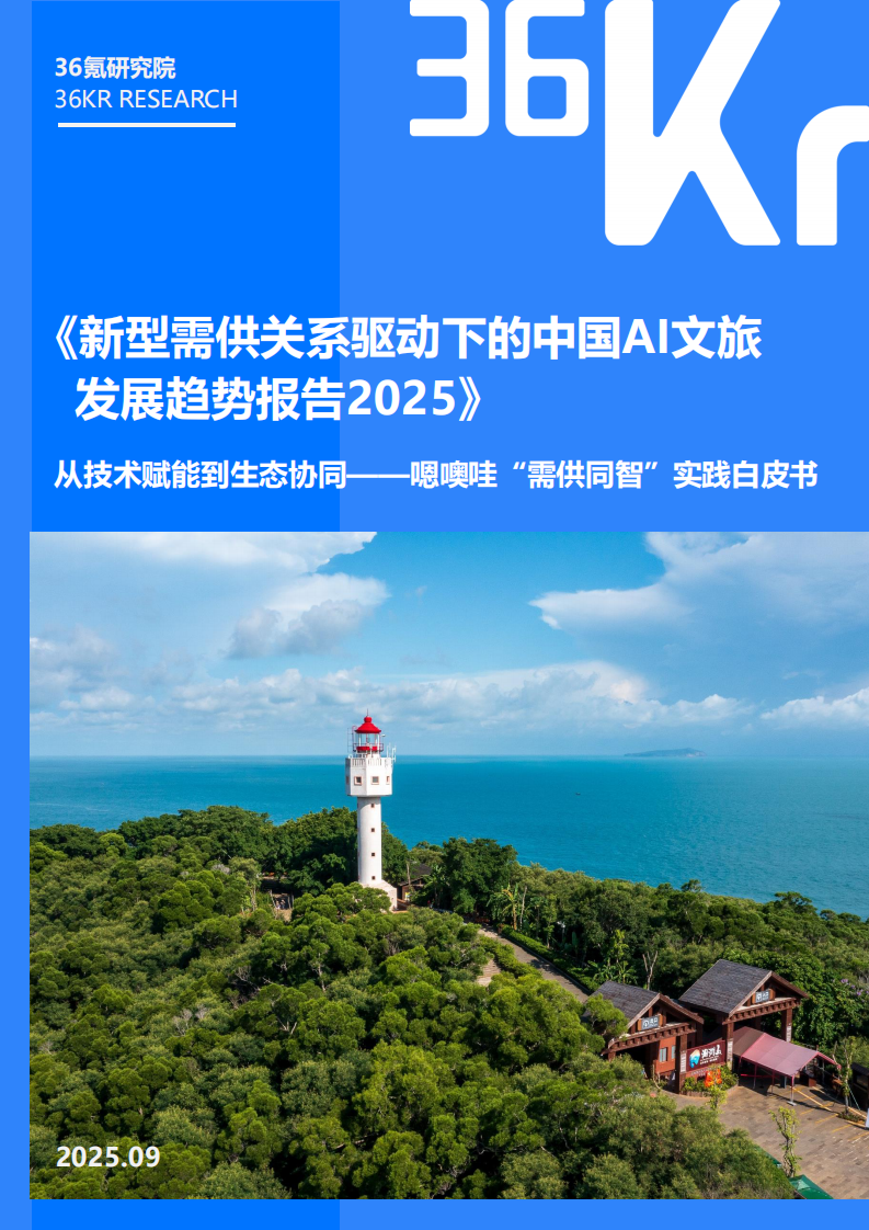 2025年新型需供关系驱动下的中国AI文旅发展趋势报告 第1页
