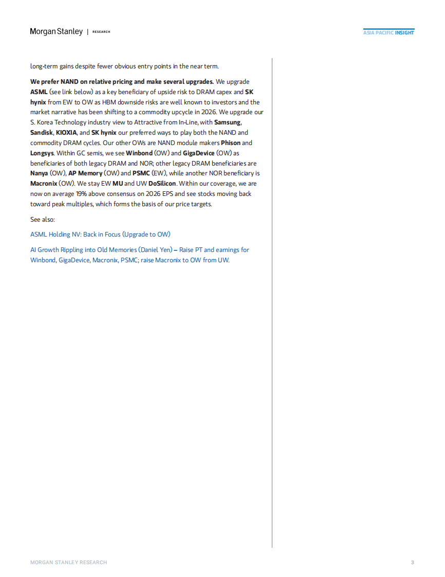 全球科技：内存超级周期&mdash;&mdash;人工智能浪潮推动所有船只上升（英文） 第3页