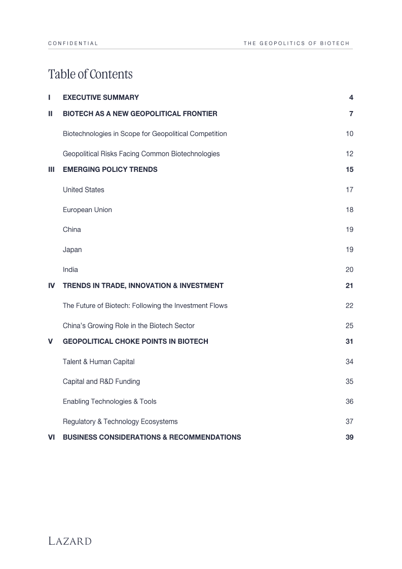 2025生物技术领域地缘政治研究报告：竞争格局、风险评估、投资及科研实力分析（英文） 第3页