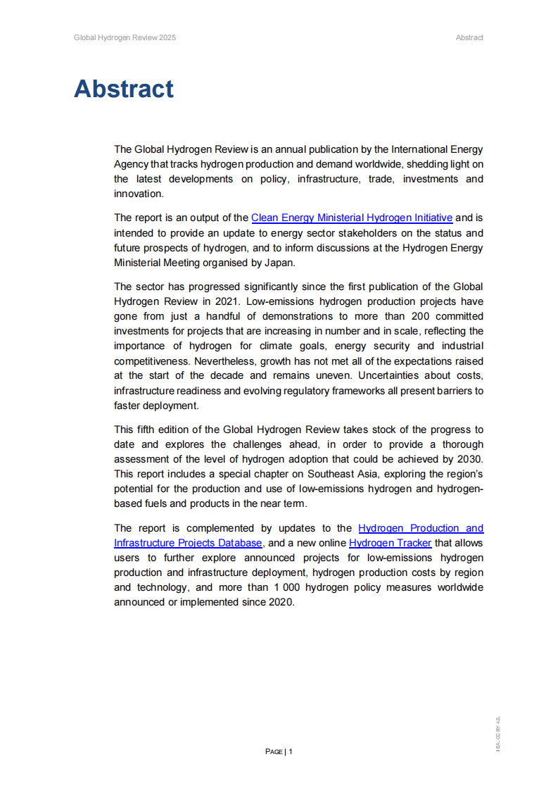 2025年全球氢能回顾报告（英文） 第3页