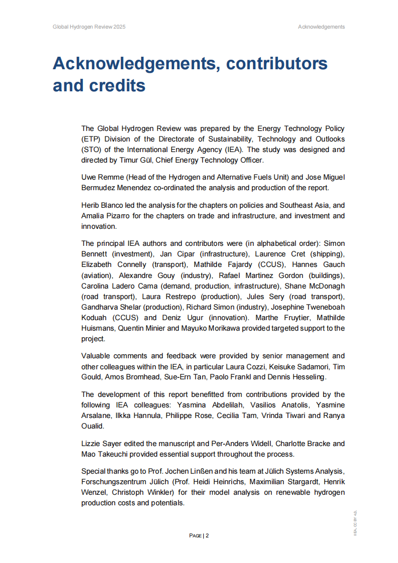 2025年全球氢能回顾报告（英文） 第4页