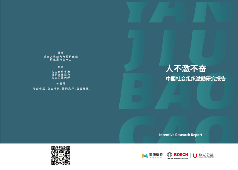 人不激不奋：中国社会组织激励研究报告 第1页