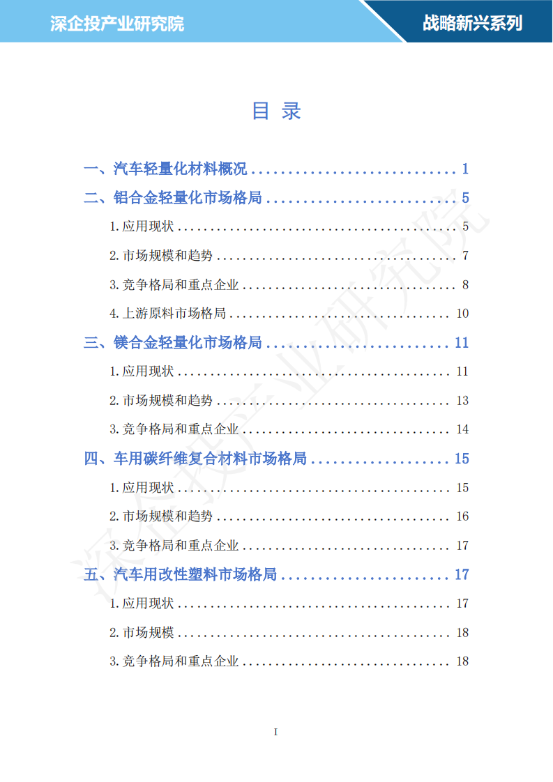 2024汽车轻量化材料行业研究报告 第2页