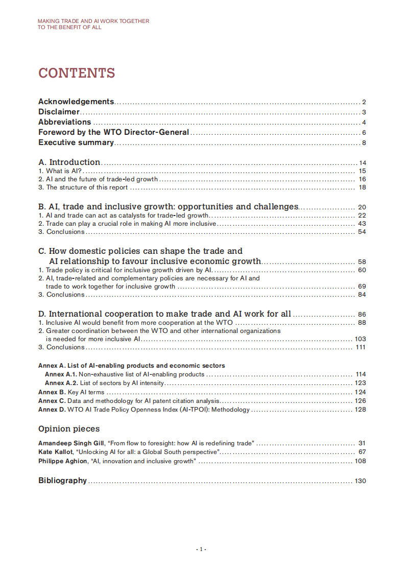 2025年世界贸易报告：让贸易与AI协同共进 惠及各方（英文） 第3页