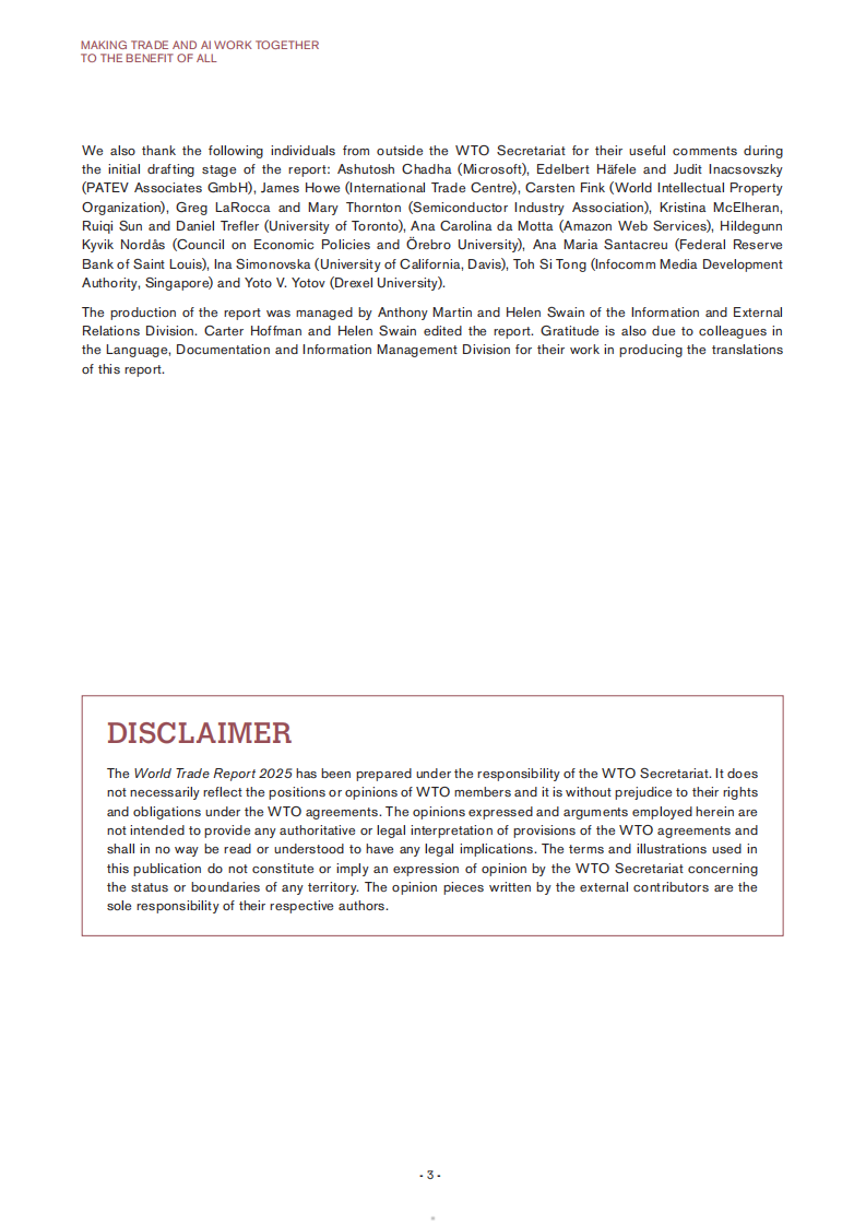 2025年世界贸易报告：让贸易与AI协同共进 惠及各方（英文） 第5页