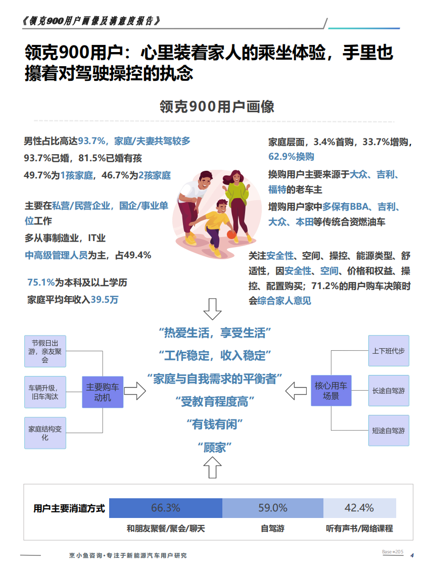 汽车：领克900用户画像调研报告 第4页