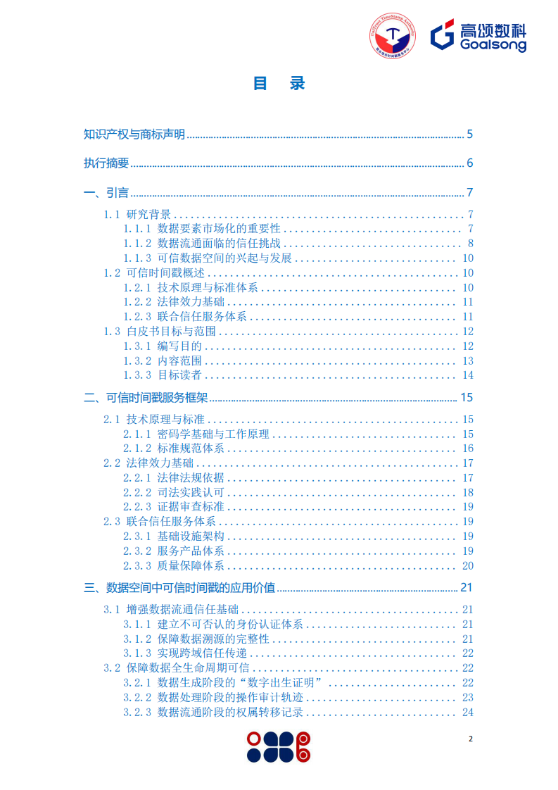 2025年可信时间戳数据空间应用白皮书 第2页