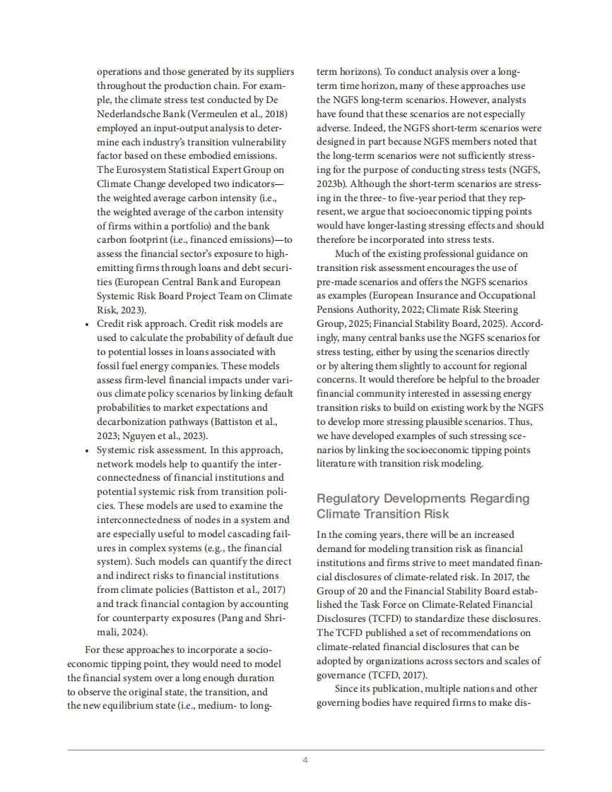 2025能源转型中的社会经济临界点：为金融压力测试拓展气候转型风险场景报告（英文） 第4页