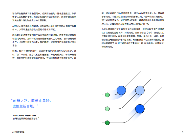 2025年AI时代的银行业：以AI驭险更须为AI设防报告 第5页