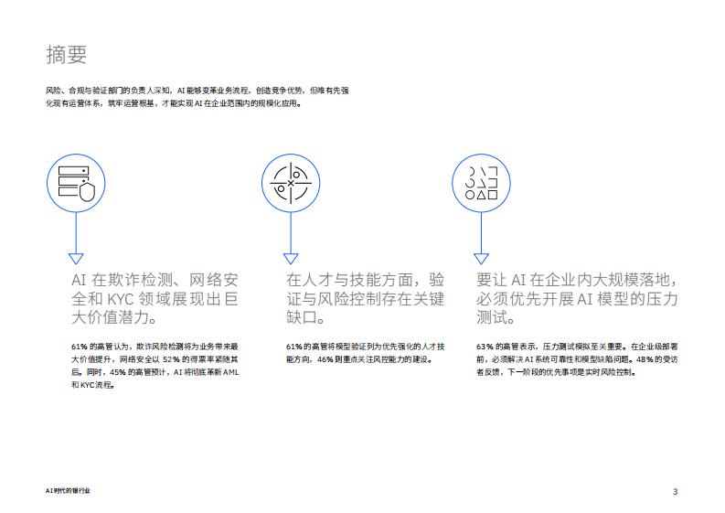 2025年AI时代的银行业：以AI驭险更须为AI设防报告 第3页