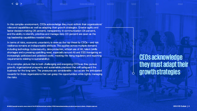 2025年全球首席执行官（CEO）展望报告（英文） 第4页