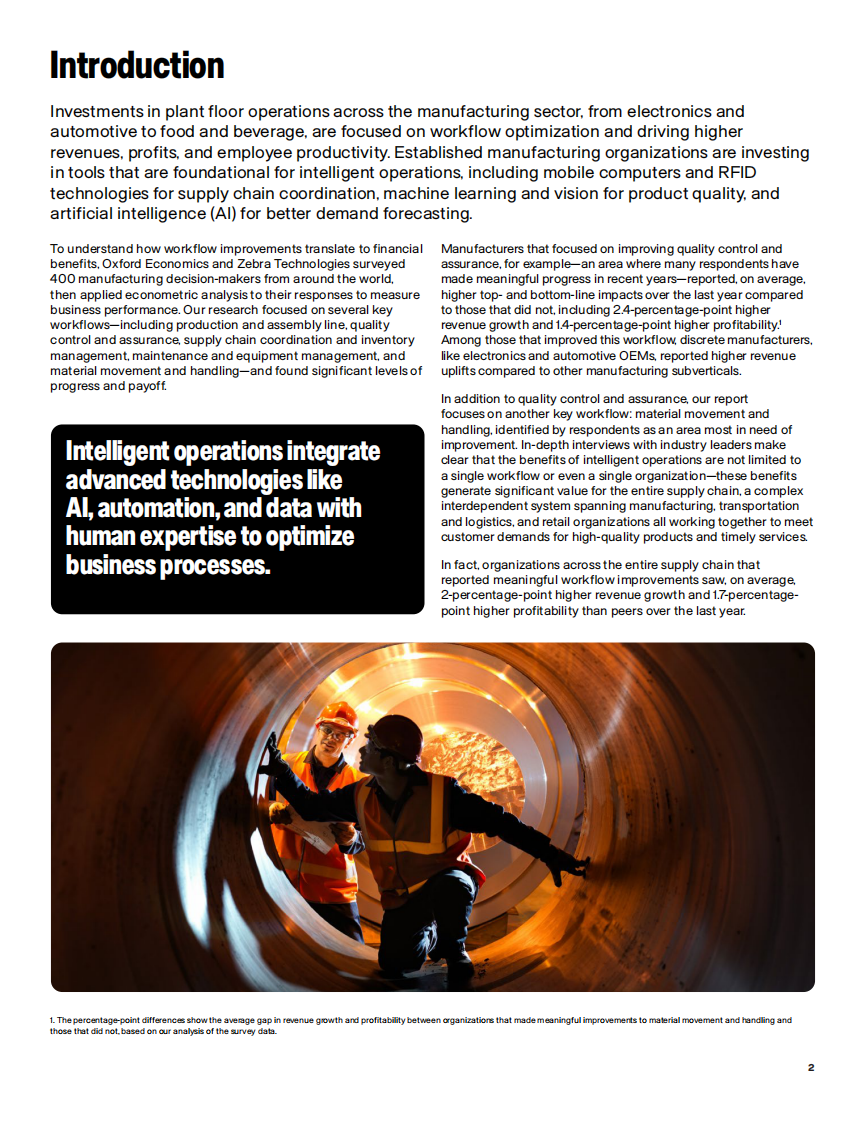 2025提升制造业价值：智能运营的影响研究报告（英文） 第2页