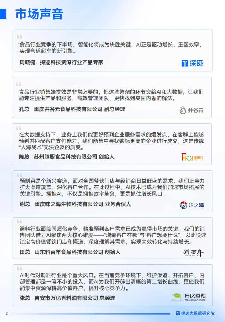 2025食品行业发展趋势报告 第2页