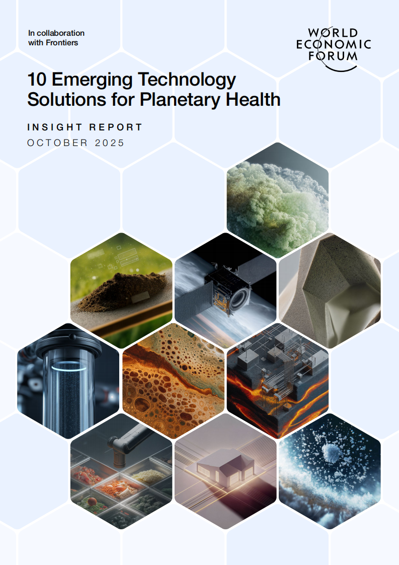 2025守护地球健康的十大新兴技术解决方案报告（英文） 第1页