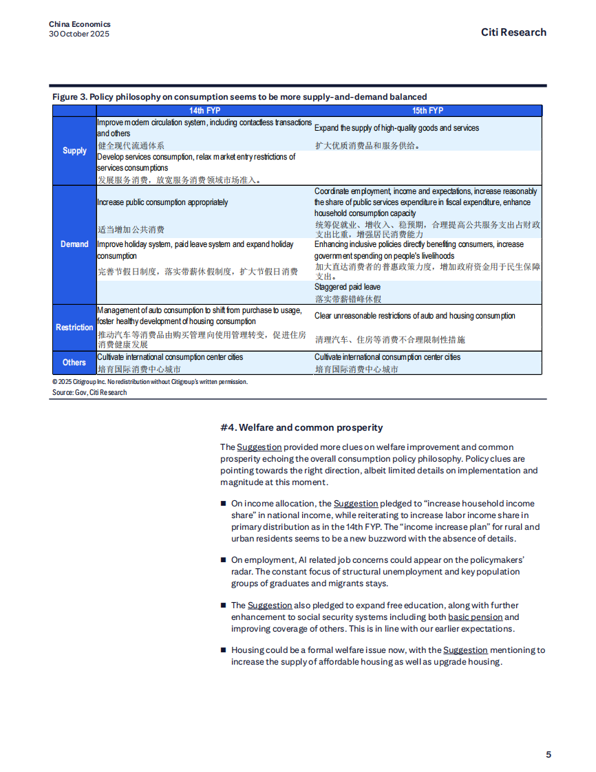 中国经济：&ldquo;十五五&rdquo;规划有何新动向？（英文） 第5页