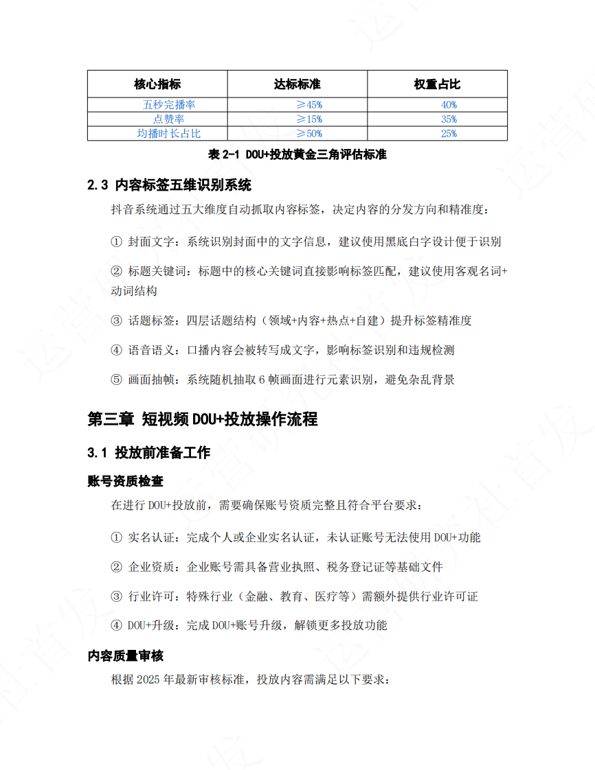 抖音短视频和直播DOU 投放操作手册_2025最新版 第4页
