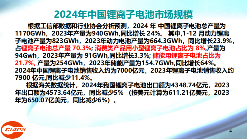 2025年我国锂离子电池产业发展形势 第4页