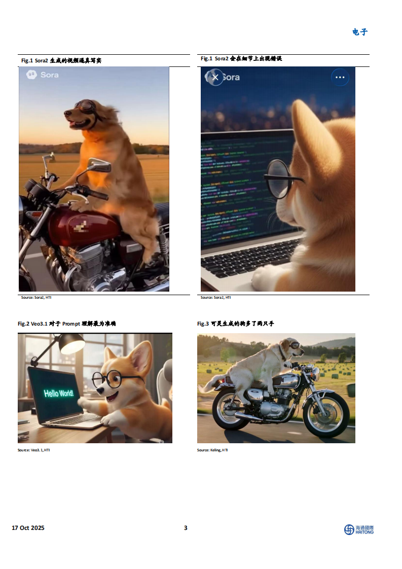 电子行业四款视频大模型横评：从&ldquo;概念演示&rdquo;迈向&ldquo;准实时创作&rdquo; 第3页