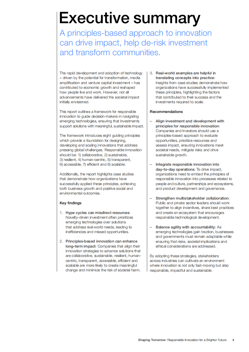 塑造明天：负责任的创新（英文） 第4页