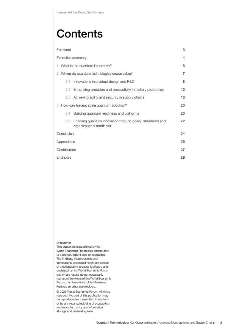 2025量子技术：先进制造和供应链的关键机遇白皮书（英文） 第2页
