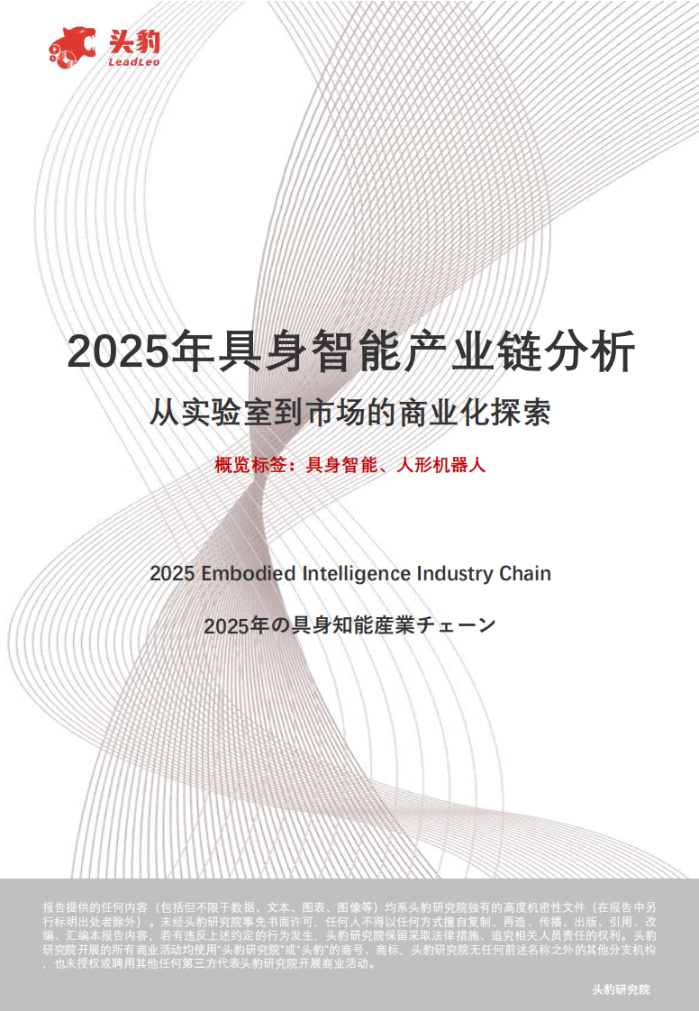 2025年具身智能产业链分析：从实验室到市场的商业化探索 第1页