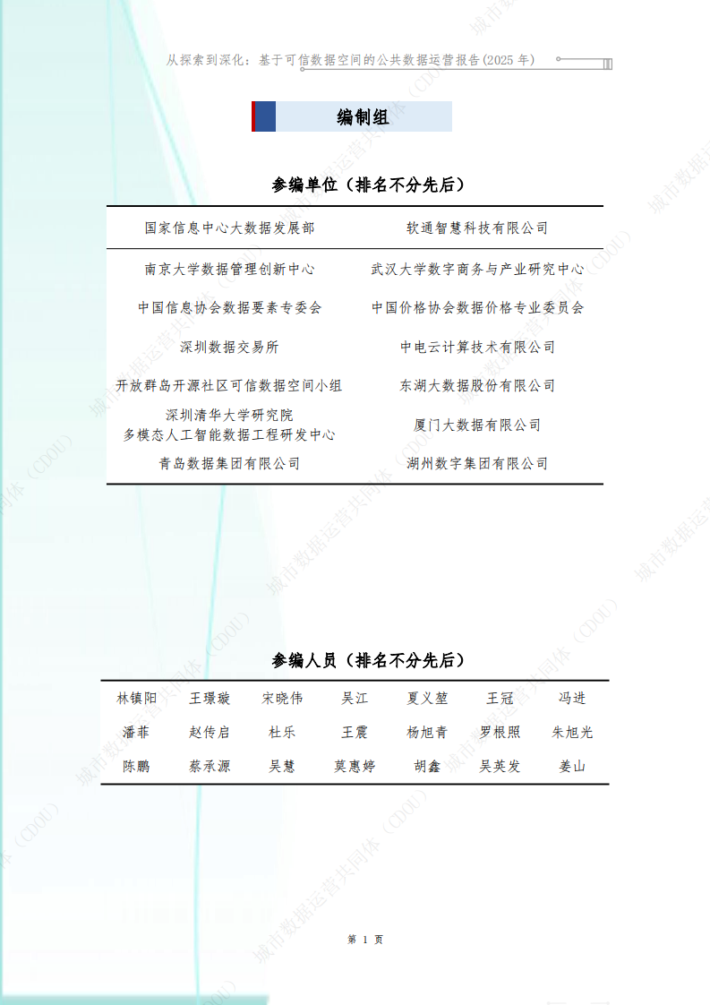 从探索到深化：基于可信数据空间的公共数据运营报告2025 第3页