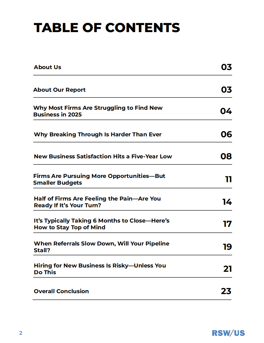 2025年专业服务新业务调查（英文） 第2页