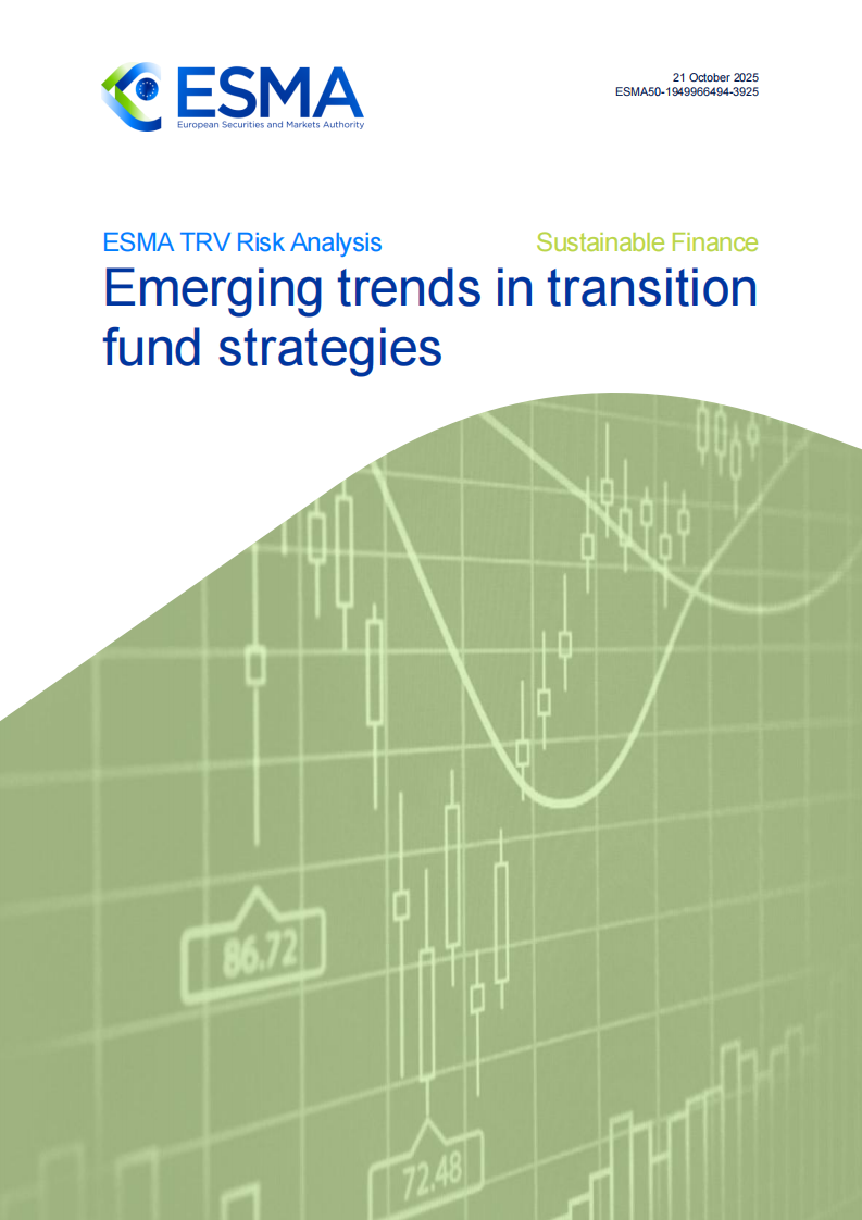 欧洲证券与市场管理局ESMA转型基金趋势报告（英文） 第1页
