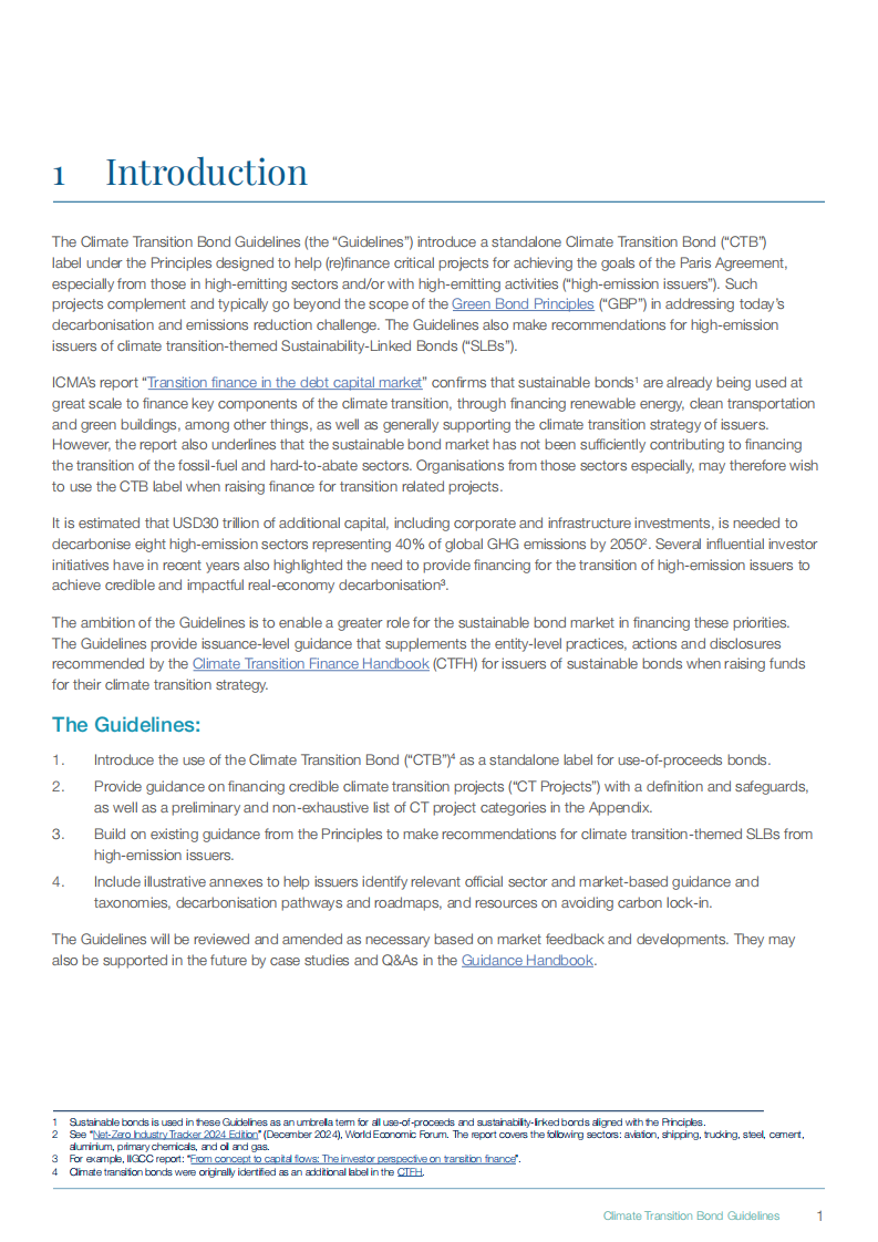 ICMA国际资本市场协会气候转型债券指南（英文） 第4页