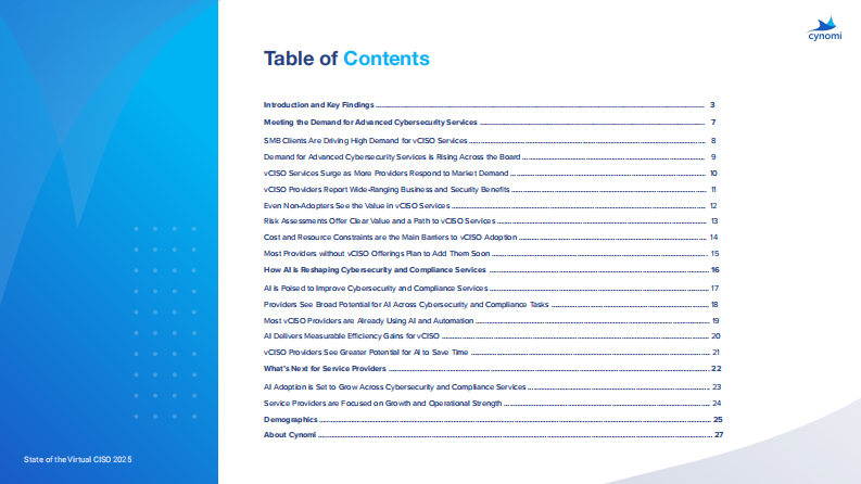 2025年虚拟CISO现状：AI重塑网络安全与合规服务（英文） 第2页