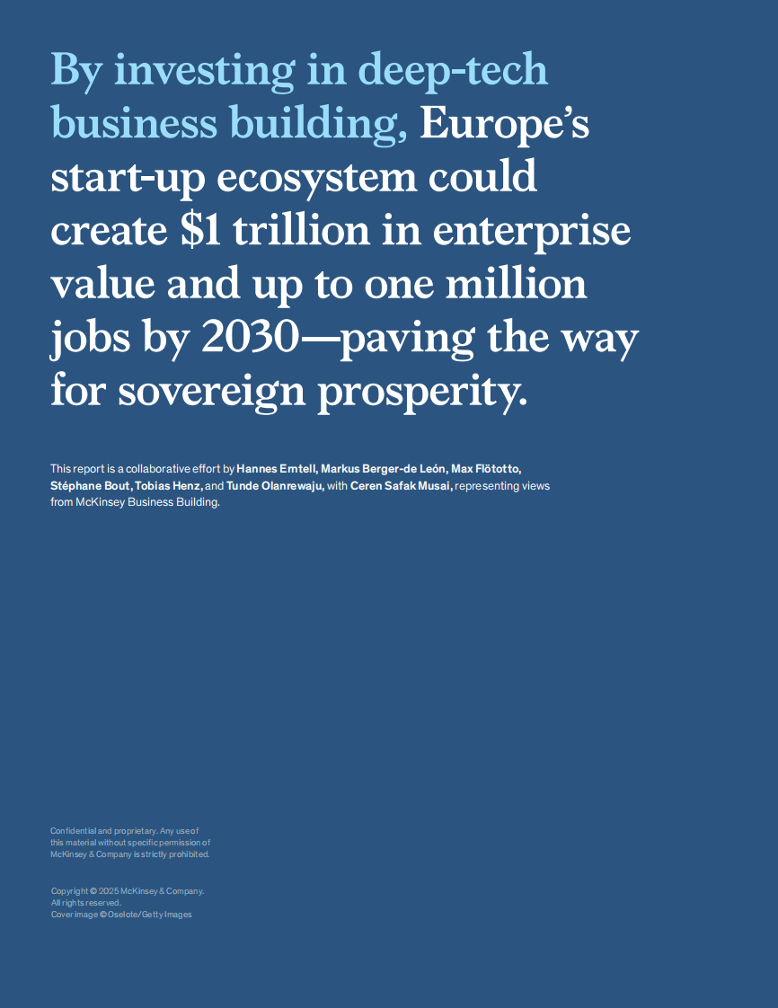 2025欧洲深度科技引擎或可推动万亿美元经济增长研究报告（英文） 第2页