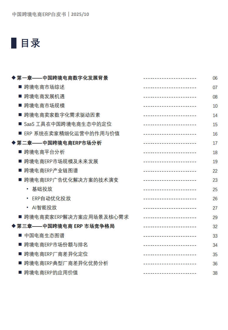 2025年中国跨境电商ERP市场研究报告 第3页