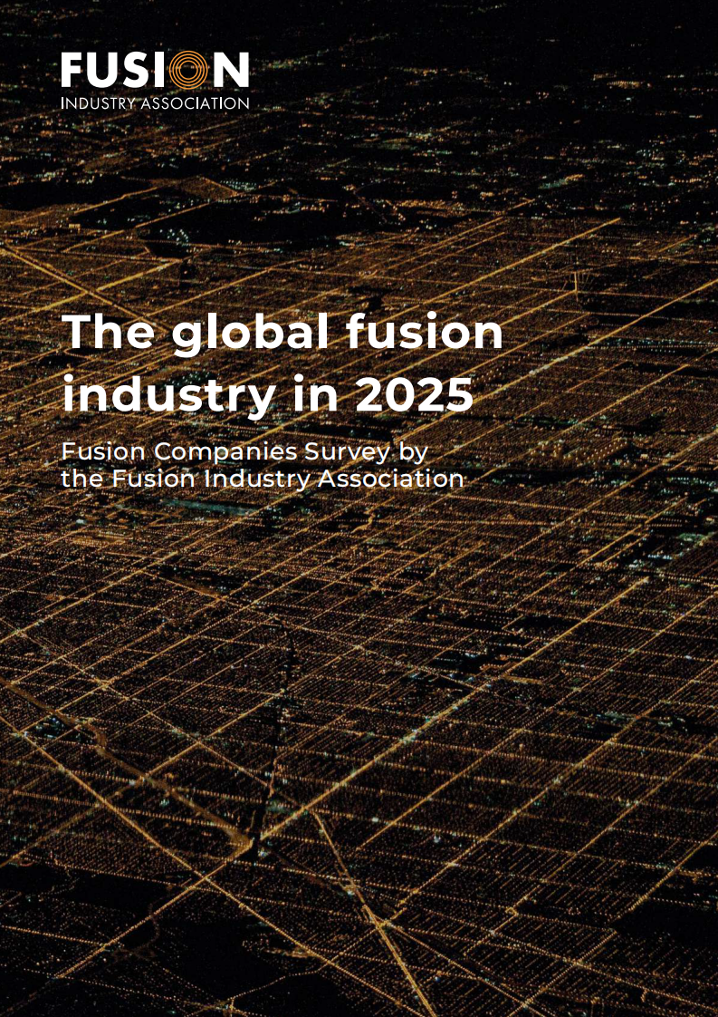 2025年全球核聚变行业报告（英文） 第1页