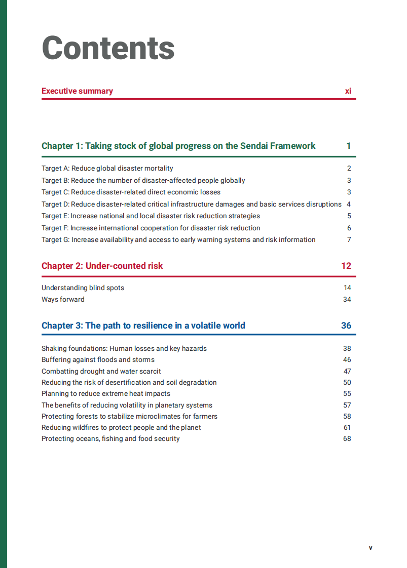 2025年全球减少灾害风险评估报告 第5页