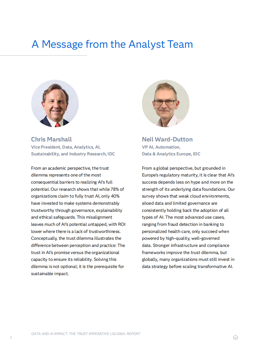 数据和 AI 影响力报告信任必要性（英） 第5页