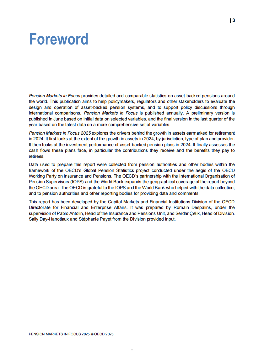 2025年全球养老金市场研究报告（英文） 第5页