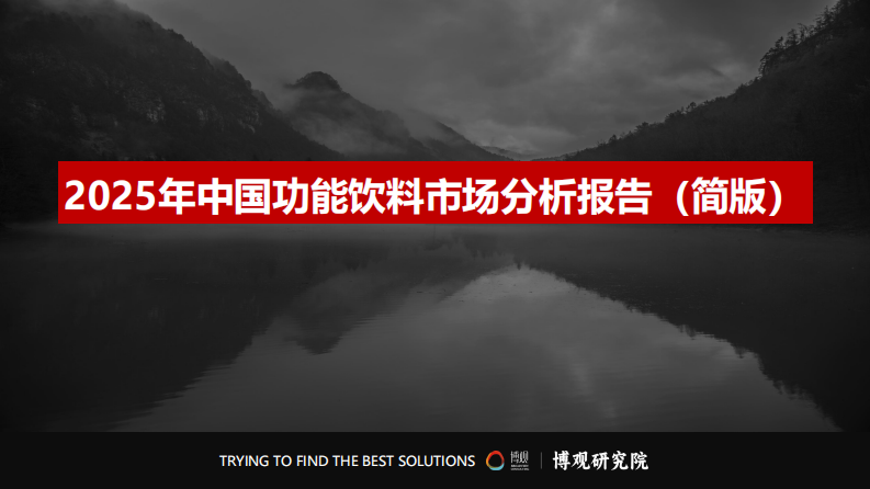 2025年中国功能饮料行业分析报告（简版） 第2页